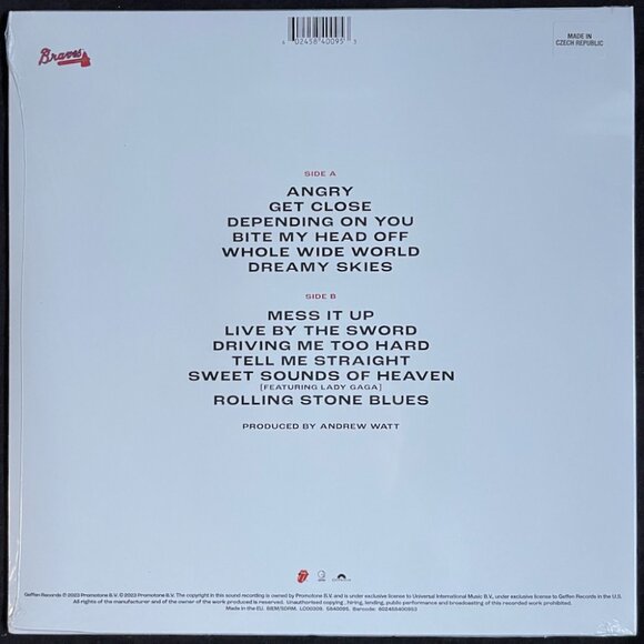 The Rolling Stones – Hackney Diamonds Atlanta Braves, Vinyl, LP, Geffen Records - Picture 2 of 2